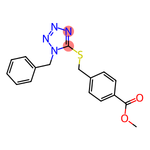 methyl 4-{[(1-benzyl-1H-tetraazol-5-yl)sulfanyl]methyl}benzoate