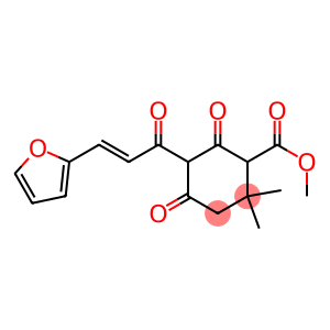 methyl 5-[3-(2-furyl)acryloyl]-2,2-dimethyl-4,6-dioxocyclohexanecarboxylate