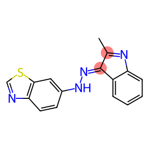 2-methyl-3H-indol-3-one 1,3-benzothiazol-6-ylhydrazone