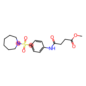 methyl 4-[4-(azepan-1-ylsulfonyl)anilino]-4-oxobutanoate