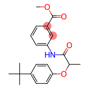 methyl 3-{[2-(4-tert-butylphenoxy)propanoyl]amino}benzoate