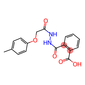 2-({2-[(4-methylphenoxy)acetyl]hydrazino}carbonyl)benzoic acid