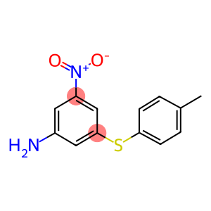 3-[(4-methylphenyl)sulfanyl]-5-nitroaniline