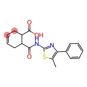 6-{[(5-methyl-4-phenyl-1,3-thiazol-2-yl)amino]carbonyl}-3-cyclohexene-1-carboxylic acid