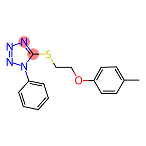 5-{[2-(4-methylphenoxy)ethyl]sulfanyl}-1-phenyl-1H-tetraazole