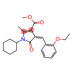 methyl 1-cyclohexyl-4-(2-ethoxybenzylidene)-2-methyl-5-oxo-4,5-dihydro-1H-pyrrole-3-carboxylate
