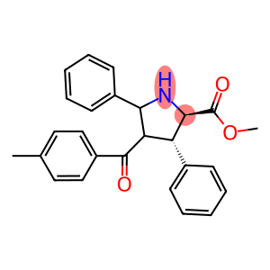 methyl 4-(4-methylbenzoyl)-3,5-diphenyl-2-pyrrolidinecarboxylate