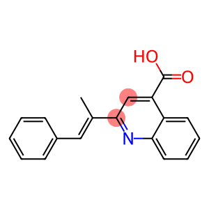 2-(1-methyl-2-phenylvinyl)-4-quinolinecarboxylic acid