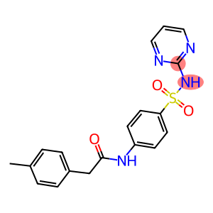 2-(4-methylphenyl)-N-{4-[(2-pyrimidinylamino)sulfonyl]phenyl}acetamide