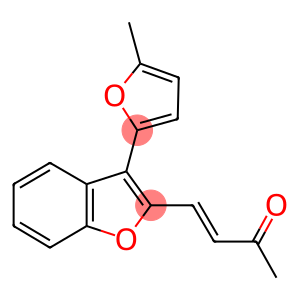 4-[3-(5-methyl-2-furyl)-1-benzofuran-2-yl]-3-buten-2-one