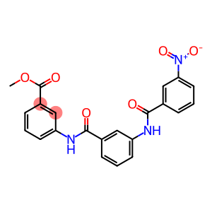 methyl 3-{[3-({3-nitrobenzoyl}amino)benzoyl]amino}benzoate