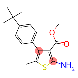 methyl 2-amino-4-(4-tert-butylphenyl)-5-methyl-3-thiophenecarboxylate