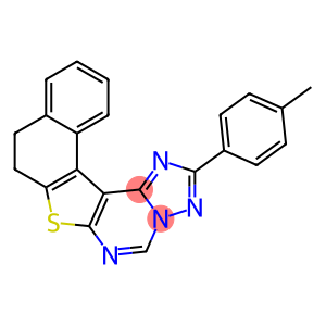 2-(4-methylphenyl)-8,9-dihydronaphtho[1',2':4,5]thieno[3,2-e][1,2,4]triazolo[1,5-c]pyrimidine