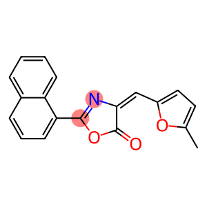 4-[(5-methyl-2-furyl)methylene]-2-(1-naphthyl)-1,3-oxazol-5(4H)-one