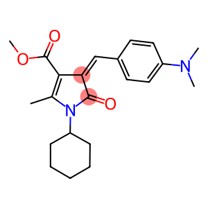 methyl 1-cyclohexyl-4-[4-(dimethylamino)benzylidene]-2-methyl-5-oxo-4,5-dihydro-1H-pyrrole-3-carboxylate