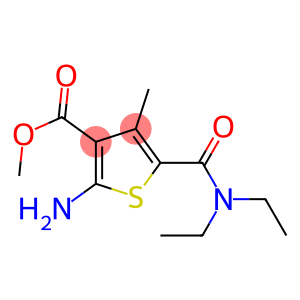 methyl2-amino-5-[(diethylamino)carbonyl]-4-methyl-3-thiophenecarboxylate