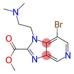 methyl 7-bromo-1-[2-(dimethylamino)ethyl]-1H-imidazo[4,5-c]pyridine-2-carboxylate