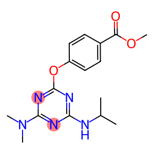 METHYL 4-{[4-(DIMETHYLAMINO)-6-(ISOPROPYLAMINO)-1,3,5-TRIAZIN-2-YL]OXY}BENZOATE