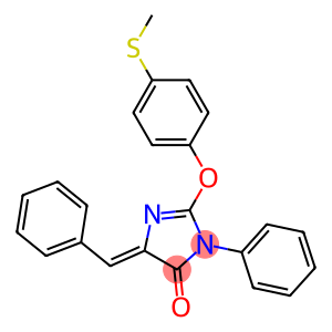 2-(4-甲硫苯氧基)-3-苯基-5-苯亚甲基-4H-咪唑啉-4-酮