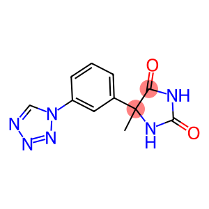 5-METHYL-5-[3-(1H-TETRAZOL-1-YL)PHENYL]IMIDAZOLIDINE-2,4-DIONE
