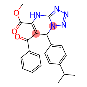 METHYL 6-BENZOYL-7-(4-ISOPROPYLPHENYL)-4,7-DIHYDROTETRAZOLO[1,5-A]PYRIMIDINE-5-CARBOXYLATE