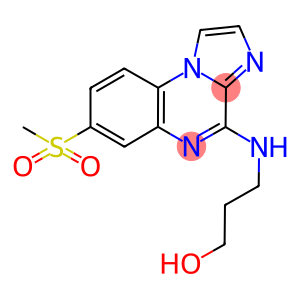 3-([7-(METHYLSULFONYL)IMIDAZO[1,2-A]QUINOXALIN-4-YL]AMINO)PROPAN-1-OL