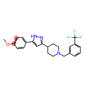 methyl 4-(3-{1-[3-(trifluoromethyl)benzyl]-4-piperidinyl}-1H-pyrazol-5-yl)phenyl ether