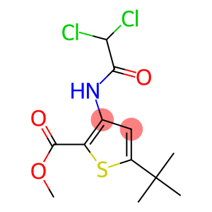 methyl 5-(tert-butyl)-3-[(2,2-dichloroacetyl)amino]thiophene-2-carboxylate