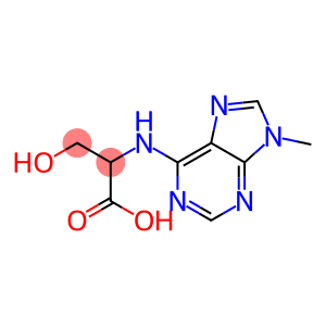 2-(9-METHYL-9H-PURIN-6-YLAMINO)-3-HYDROXYPROPANOIC ACID