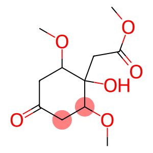 methyl 1'-hydroxy-2',6'-dimethoxy-4'-oxocyclohexanacetate