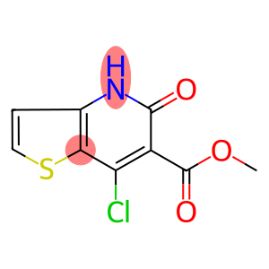 METHYL 7-CHLORO-5-OXO-4,5-DIHYDROTHIENO[3,2-B]PYRIDINE-6-CARBOXYLATE