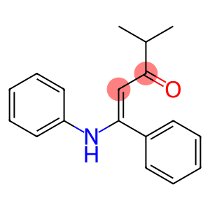 4-METHYL-1-PHENYL-1-PHENYLAMINO-PENT-1-EN-3-ONE