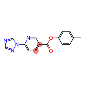 4-methylphenyl 6-(1H-1,2,4-triazol-1-yl)nicotinate