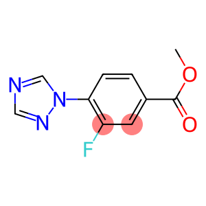 methyl 3-fluoro-4-(1H-1,2,4-triazol-1-yl)benzenecarboxylate