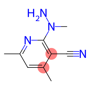 2-(1-methylhydrazinyl)-4,6-dimethylpyridine-3-carbonitrile