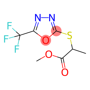 METHYL 2-([5-(TRIFLUOROMETHYL)-1,3,4-OXADIAZOL-2-YL]SULFANYL)PROPANOATE