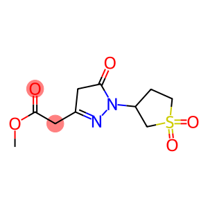 methyl 2-[1-(1,1-dioxotetrahydro-1H-1lambda~6~-thiophen-3-yl)-5-oxo-4,5-dihydro-1H-pyrazol-3-yl]acetate