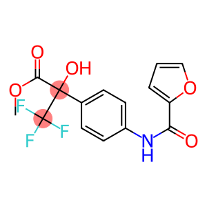 methyl 3,3,3-trifluoro-2-{4-[(2-furylcarbonyl)amino]phenyl}-2-hydroxypropanoate