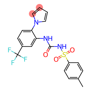 1-[2-[({[(4-methylphenyl)sulfonyl]amino}carbonyl)amino]-4-(trifluoromethyl)phenyl]-1H-pyrrole