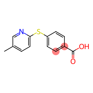 4-[(5-methylpyridin-2-yl)sulfanyl]benzoic acid