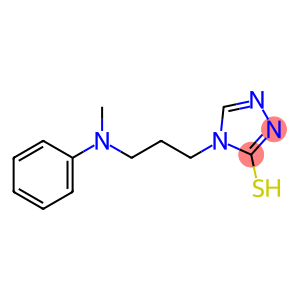 4-{3-[methyl(phenyl)amino]propyl}-4H-1,2,4-triazole-3-thiol