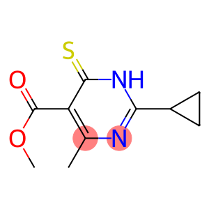 methyl 2-cyclopropyl-4-methyl-6-thioxo-1,6-dihydropyrimidine-5-carboxylate