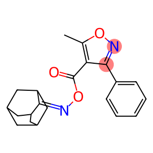 5-methyl-3-phenyl-4-{[(tricyclo[3.3.1.1~3,7~]dec-2-ylideneamino)oxy]carbonyl}isoxazole