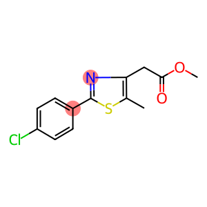 METHYL-2-[-(4-CHLOROPHENYL)-5-METHYL-1,3-THIAZOL-4-YL]ACETATE