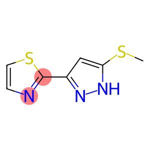 2-[5-(METHYLTHIO)-1H-PYRAZOL-3-YL]-1,3-THIAZOLE