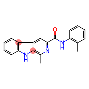 1-METHYL-N-(2-METHYLPHENYL)-9H-BETA-CARBOLINE-3-CARBOXAMIDE