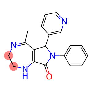 5-METHYL-7-PHENYL-6-PYRIDIN-3-YL-2,3,6,7-TETRAHYDROPYRROLO[3,4-E][1,4]DIAZEPIN-8(1H)-ONE