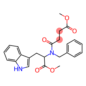 METHYL3-(N-BENZYL-N-(1-METHOXYCARBONYL-2-(3-INDOLYL)ETHYL)CARBAMOYL)PROPIONATE