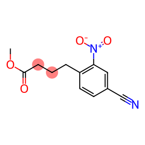 Methyl 4-(4-cyano-2-nitrophenyl)butanoate