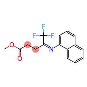 Methyl 5,5,5-trifluoro-4-(naphthalen-1-yliMino)pentaneate